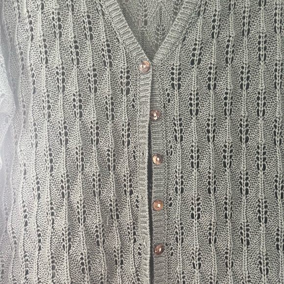 Women’s S/M Wishlist Sage Green Cardigan Sweater - Picture 2 of 5